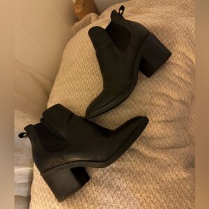 Mia Black Ankle Boots
